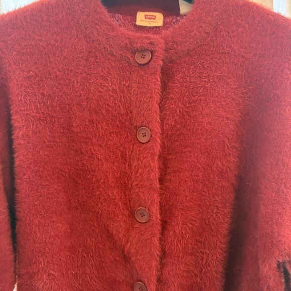 Levi’s fuzzy cardigan - Picture 2 of 4